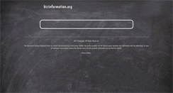 Desktop Screenshot of bizinformation.org